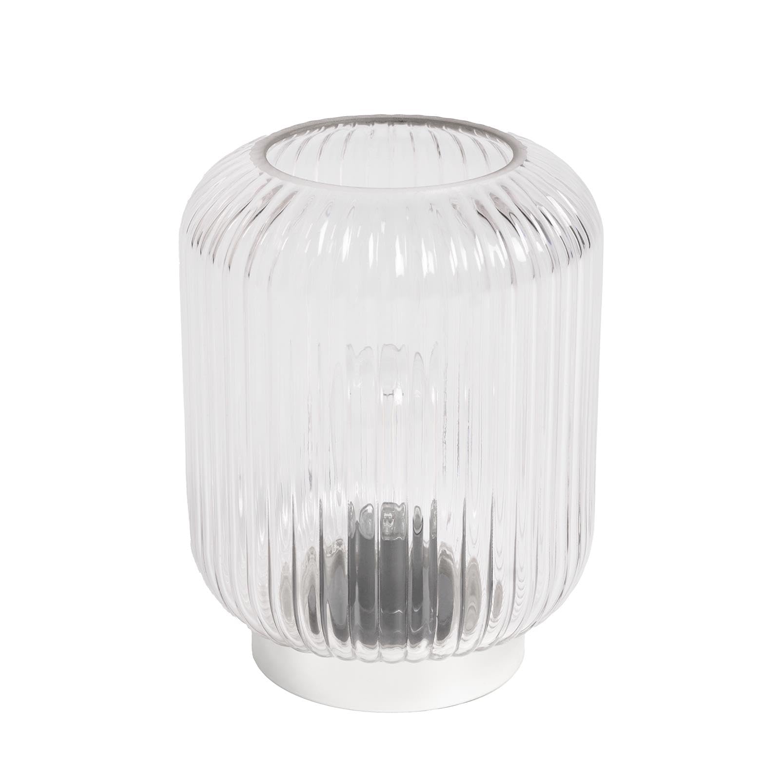 Ohs Glass Cordless Table Lamp Led Battery Operated Night Light from B&Q