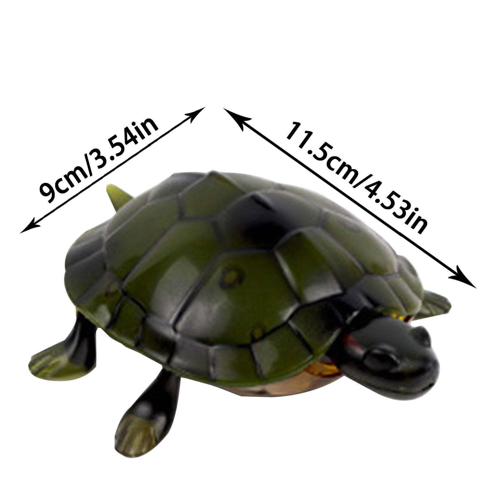 Giocattolo Tartaruga Telecomandato - Figurine Di Animali Giocattolo Tartaruga Telecomandato, Giocattoli Ţartaruga, Dimensioni Compatte 11,5 X 9 Cm, Funzione Di Rotazione A 360 Gradi, Costruzione In Ma