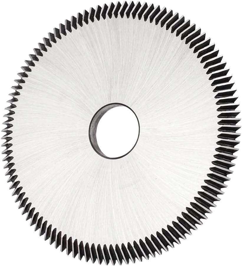 HSS Key Cutting Blade For All Horizontal Key Machine Double Side Key Cutter Blade Milling Cutter Locksmith Tool,60x16x6x100T,Slivery