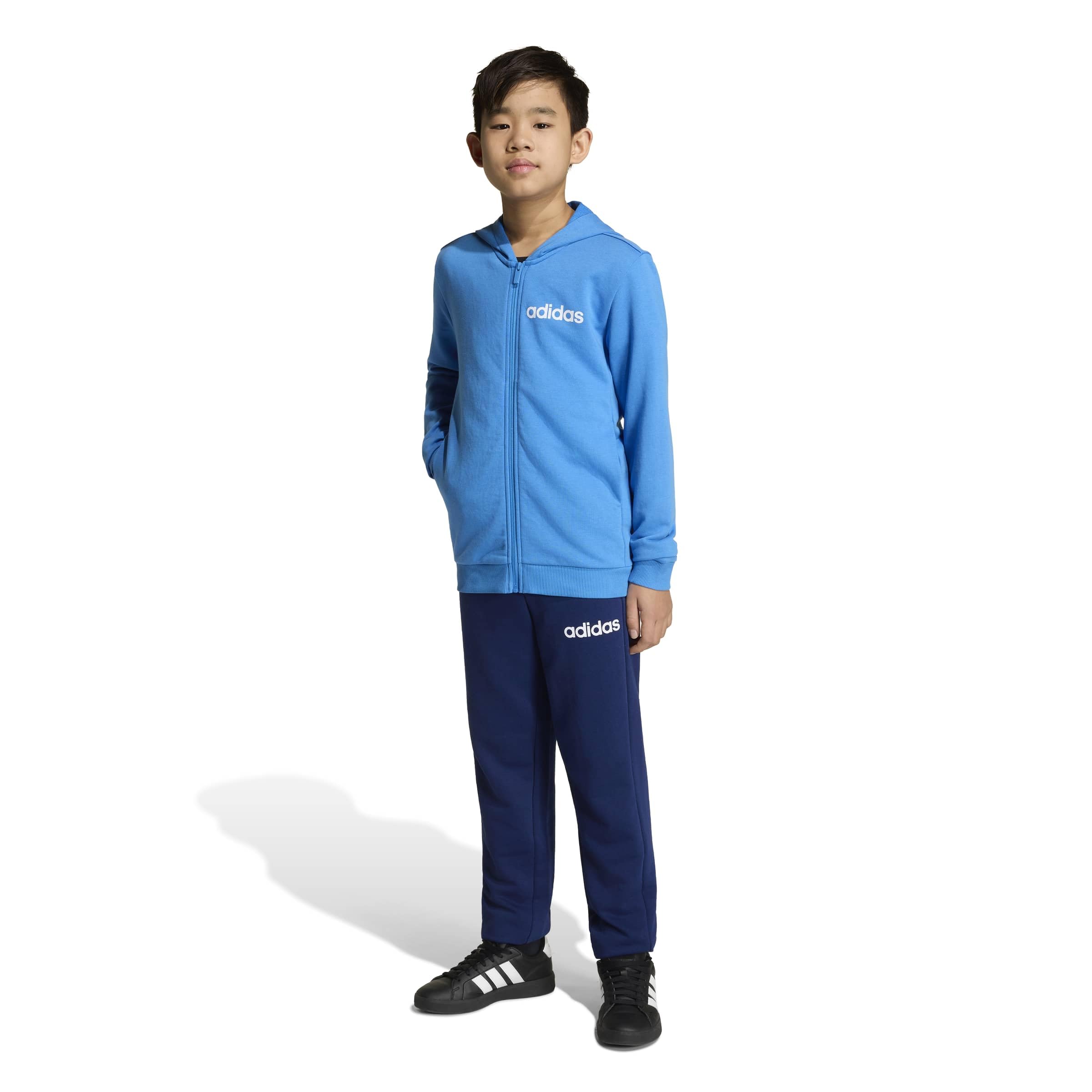 adidas Unisex - Bambini e ragazzi ESSENTIALS LINEAR TRACKSUIT