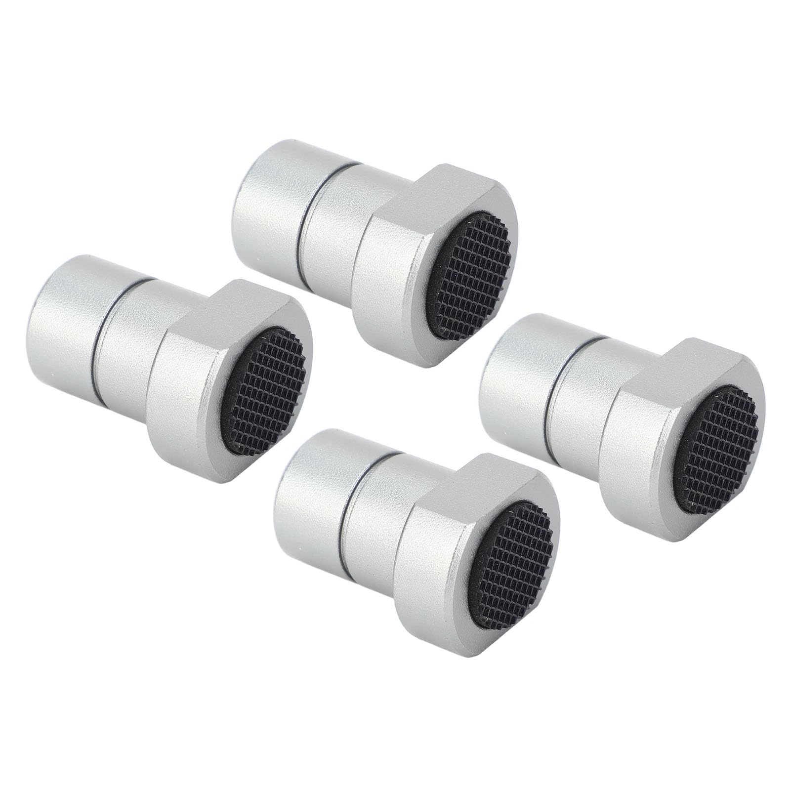 4PCS Aluminum Alloy Bench Dog 3/4in 19mm Workbench Dog Woodworking Non Slip Peg Brake Stops Clamp Fix for MFT Tables