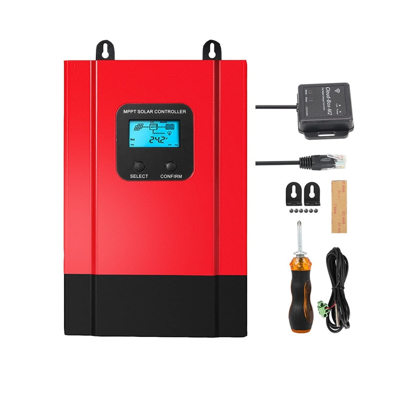 60A 40A MPPT Regolatore solare 48V/36V/24V/12V Retroilluminazione automatica LCD Max 150VDC Ingresso Risparmio energetico Porta Wifi RS485(30A)