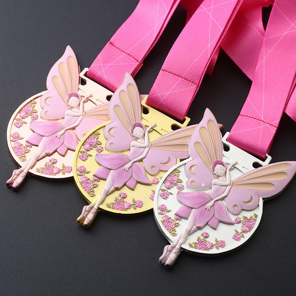 Medaglie Premio Vincitore, Medaglie d'oro, d'Argento E di Bronzo, Medaglie in Metallo per Competizioni di Balletto, Premio per Esibizioni di Danza, Regalo per Competizioni, Festa
