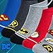 DC Comics Socks for Boys Liner No Show Socks 5 Pack Soft Stretchy Batman Superman The Flash Summer Sports School Casual (Multi, 12/5 US)