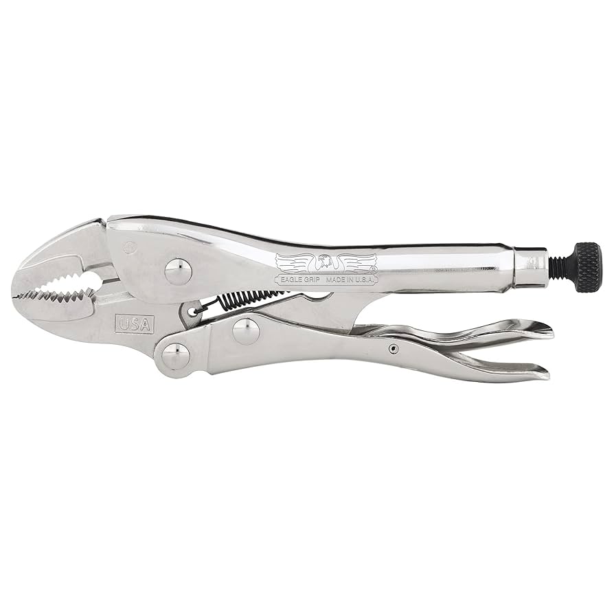 Malco Eagle Grip LP7WC 7 in. Curved Jaw Locking Pliers with
