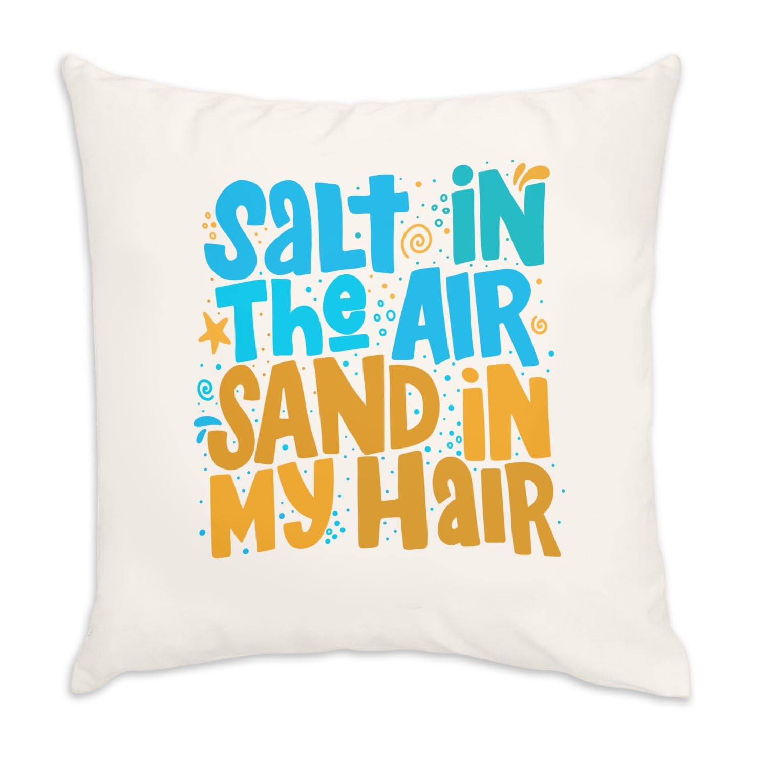 Coussin de plage velours blanc idéal pour sublimer votre déco de salon