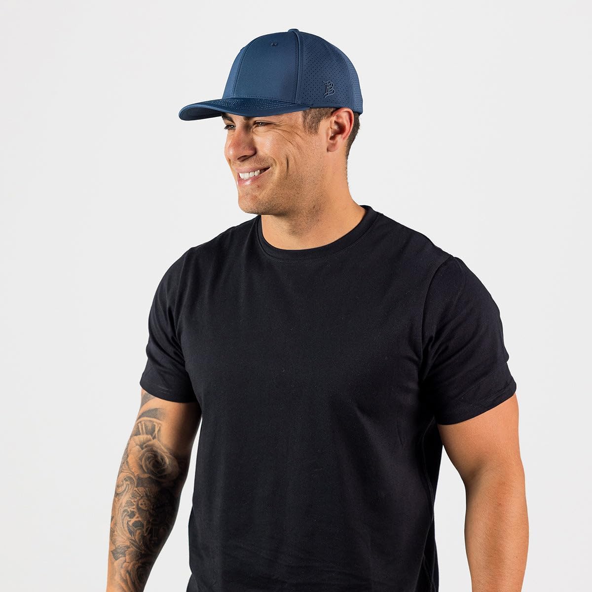 Branded Bills Bare Elite Hat for Men, Performance Paneling, Silk-Soft Front Lining, Water-Repellent Shell | Baseball Cap
