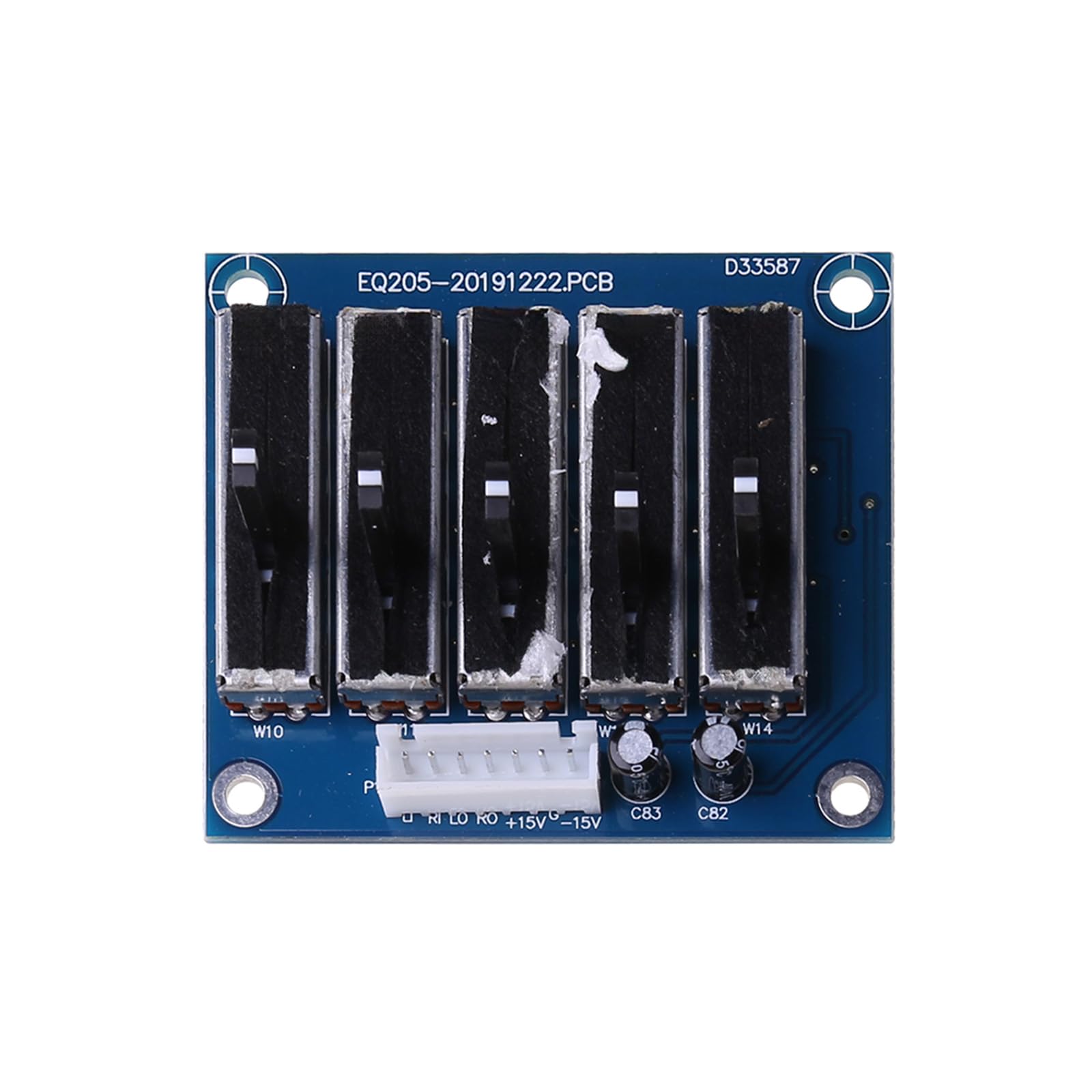 jiingekk Equalizer Balancer, Board Stereo Channel Adjustable Tone Boards Preamp Front Panel