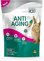 Ração Super Premium Megazoo EXTRUSADA ANTI AGING COELHO 500G ALIMENTO COMPLETO