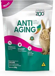 Ração Super Premium Megazoo EXTRUSADA ANTI AGING COELHO 500G ALIMENTO COMPLETO