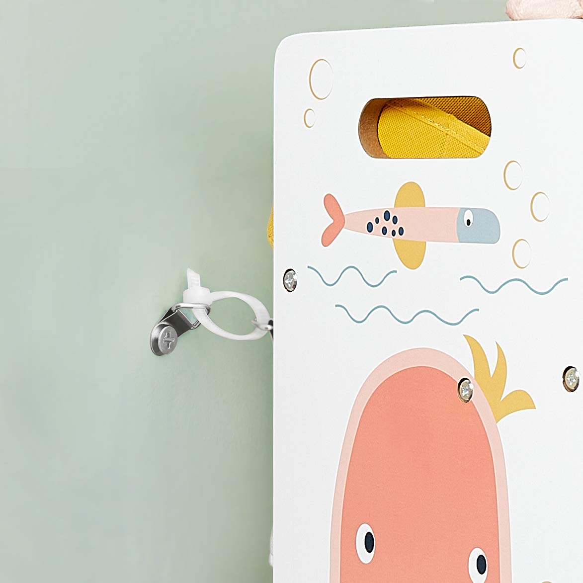 SONGMICS Estantería de Juguetes, Organizador Infantil con 12 Cajas de Tela No Tejida, para Libros, Estantería para Niños, para Sala de Juegos, Multiusos, Blanco GKRS04WT