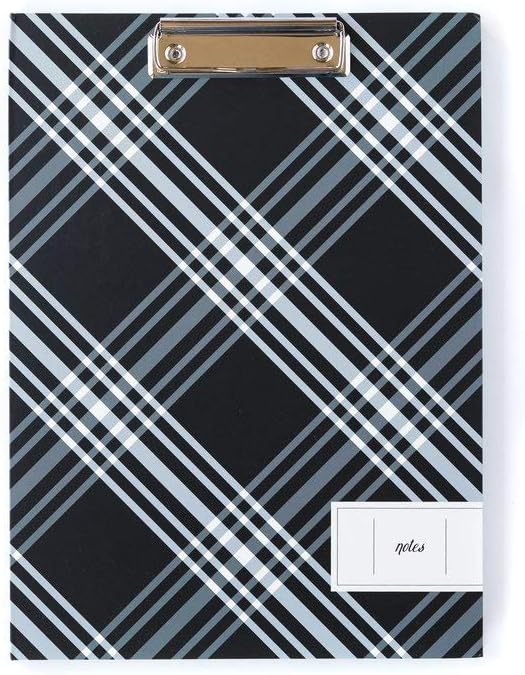 Refillable Clipboard-Folio with Inside Packet Folder (Plaid)