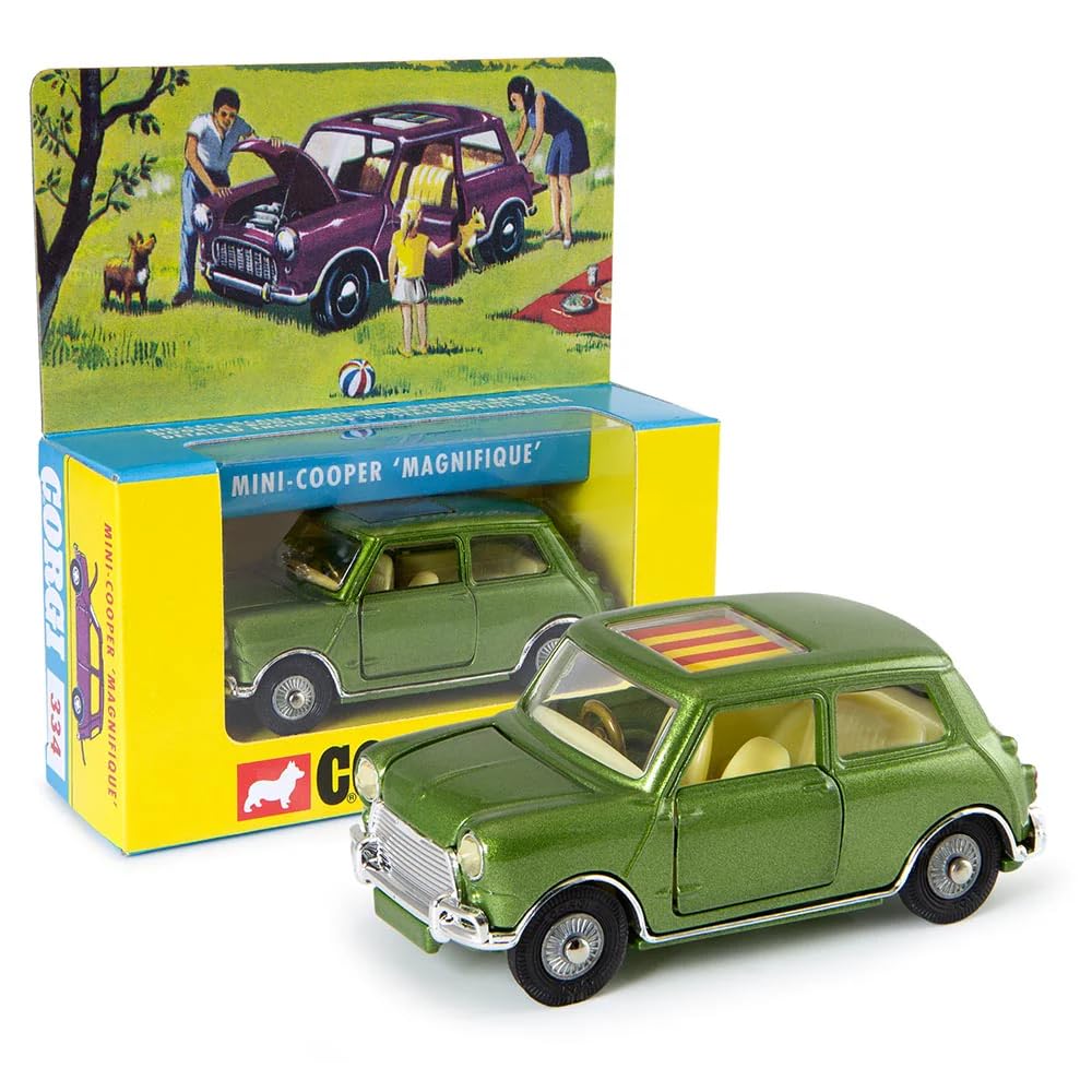 Corgi 334 - BMC Mini Magnifique Green Edition 1:41 Diecast Model