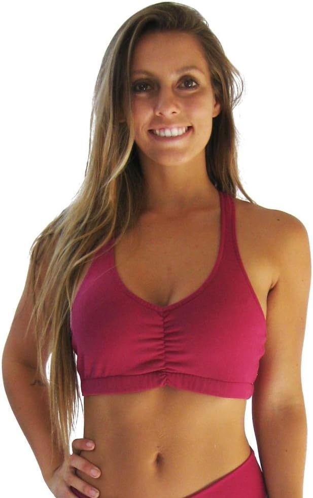 Sexy Fitness Crop Bra Top Soft Stretch Luxury Lycra Sport Gym Workout Halter for Women
