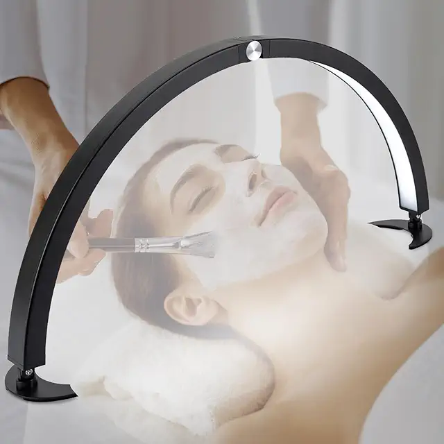 Vinnyooc Halbmond Lampe dimmbar für Badezimmer, Nagelstudio & Kosmetik