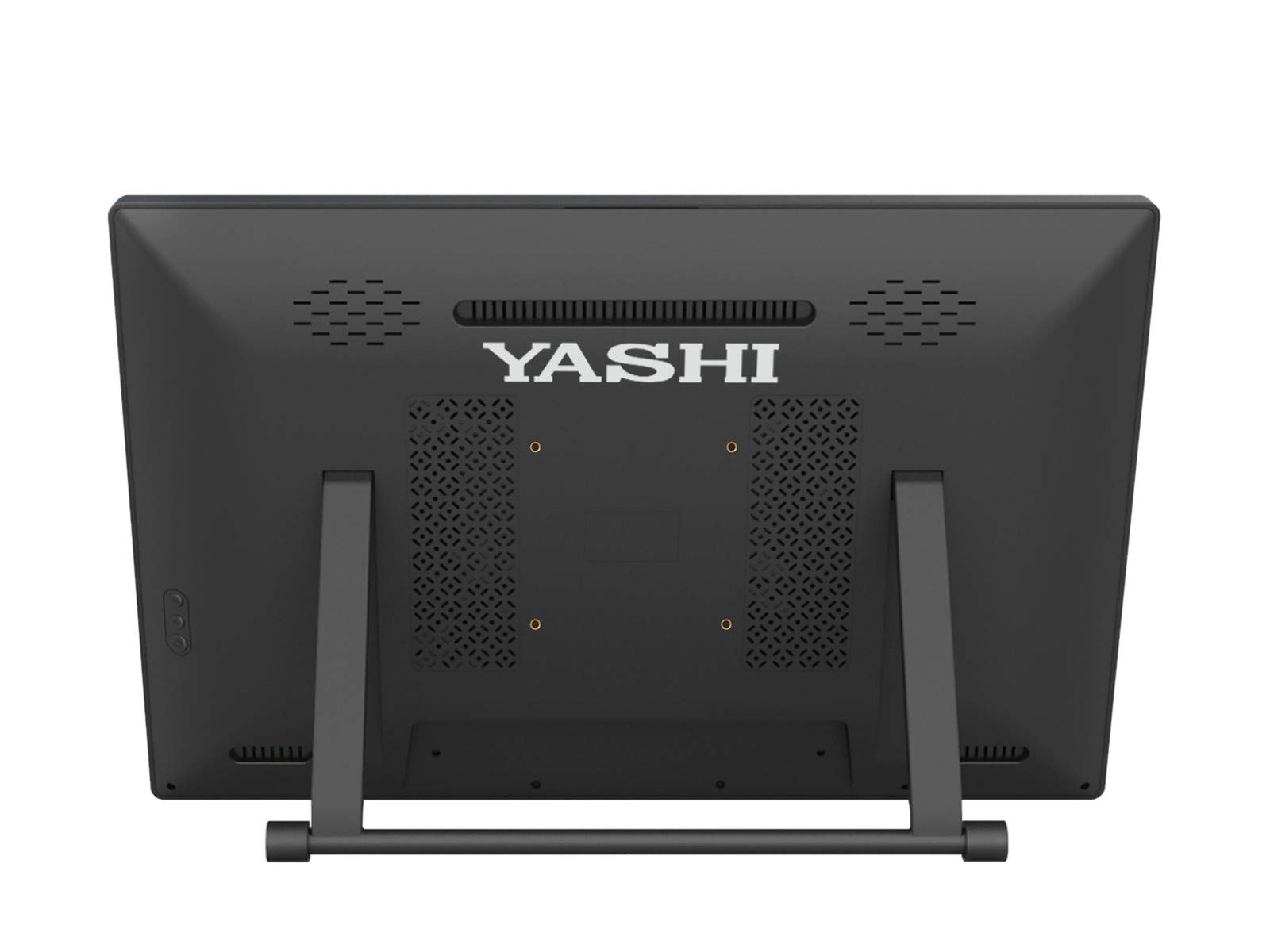 Yashi Monitor táctil de 10 toques de 21,5", IPS 1920x1080, 250cd/m2, VGA, DVI, HDMI, Vesa, Altavoces Integrados, bajo Consumo, Low Blue Light