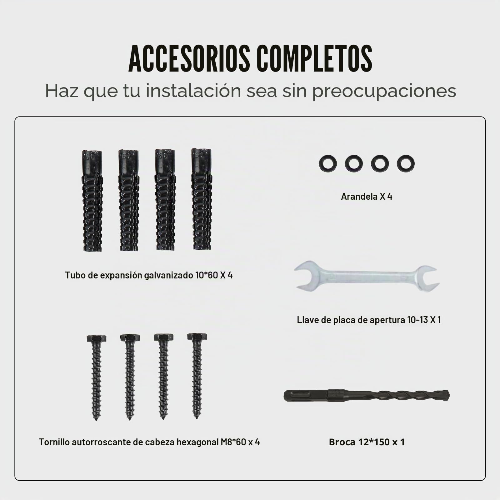 Happybuy Pasamanos Escalera 45.7 cm Barandilla Escalera 45.7 cm Pasamanos para Escaleras Pasamanos de Pared Montaje en Pared Hierro Forjado Color Negro 2 Pasos
