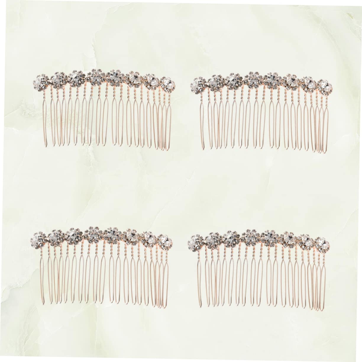 Didiseaon 12pezzi Pettini Eleganti Strass Per Accessori Creativi Per Acconciature Da Donna Headdress Per Matrimoni e Feste Stile c