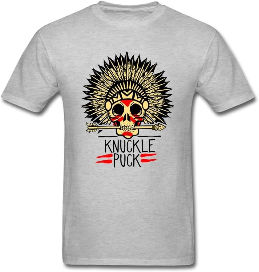 SAMSEPH Men's Knuckle Puck Logo T-shirt Size M Grey