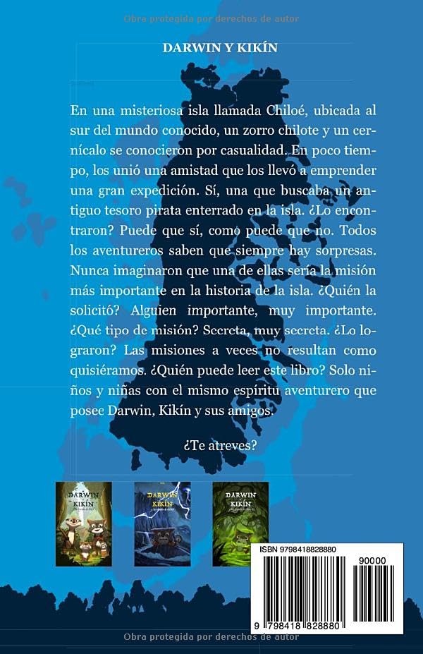 Miniatura 2 de Darwin y Kikín y la leyenda de Chiloé Novela de aventuras y misterios para niños y niñas con espíritu aventurero de 8, 9, 10, 11, 12 años de edad.