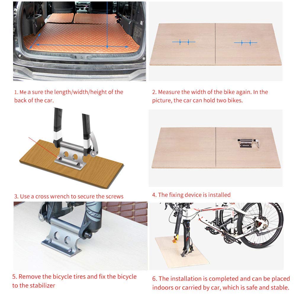 Clip Fixation Fourche Avant Vélo - Support Dégagement Rapide Robuste Pour Stationnement Et Transport