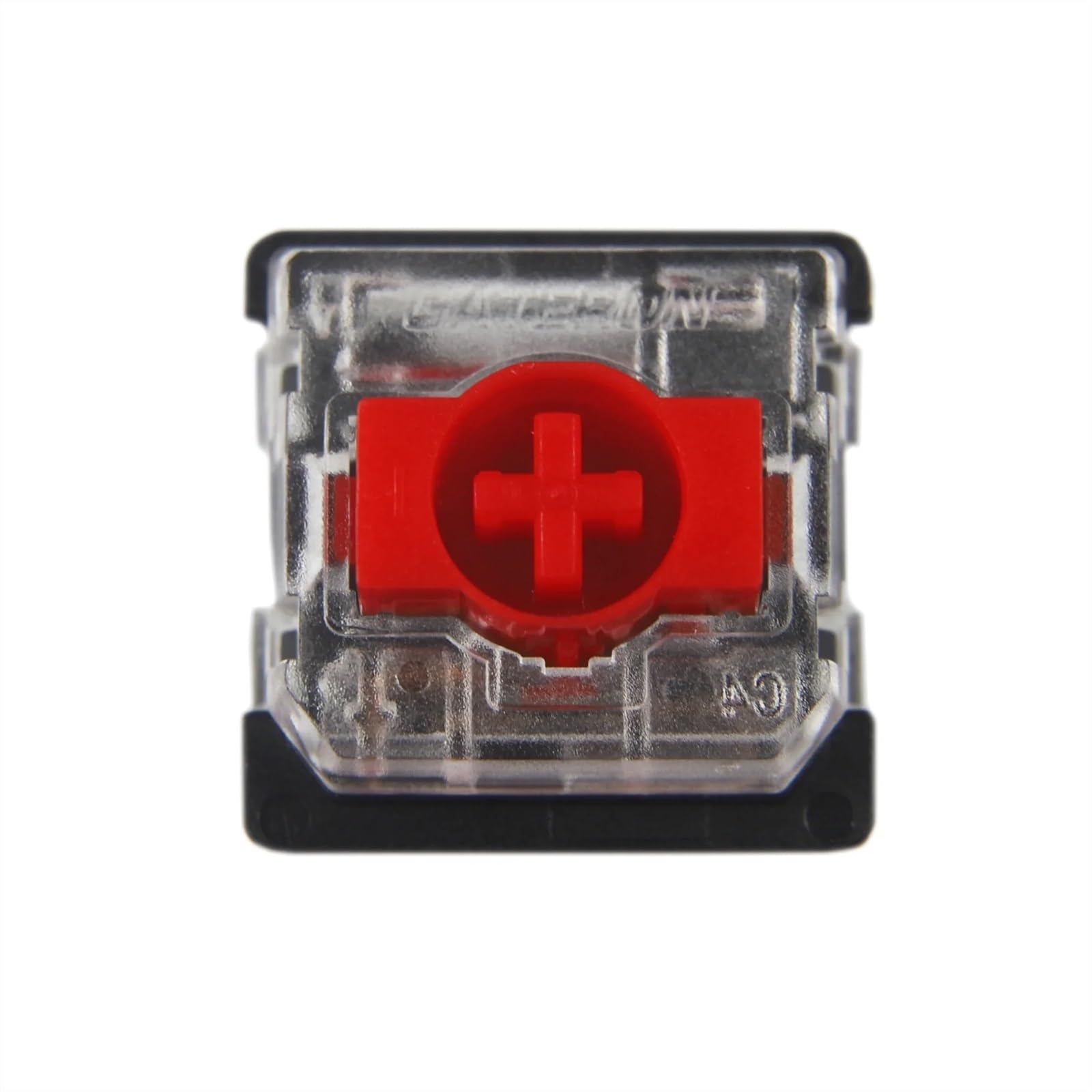 Low-Profile-Schalter KS-27 Rot Blau Achse 3 Pin for Low-Profile-Schalter mechanische Tastatur K1 K7 NuPhy Air75 (Color : Red 90pcs)