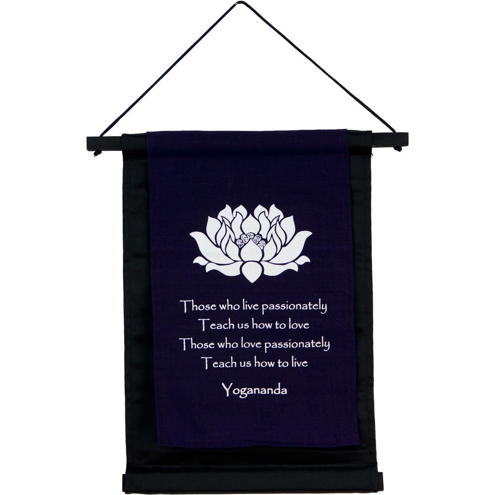 New Age Source Small Cotton Banner - Yogananda