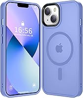 Vista 27 de Funda compatible con iPhone 14/13 [compatible con Magsafe y protección de grado militar] Funda delgada magnética translúcida mate para iPhone 13/14