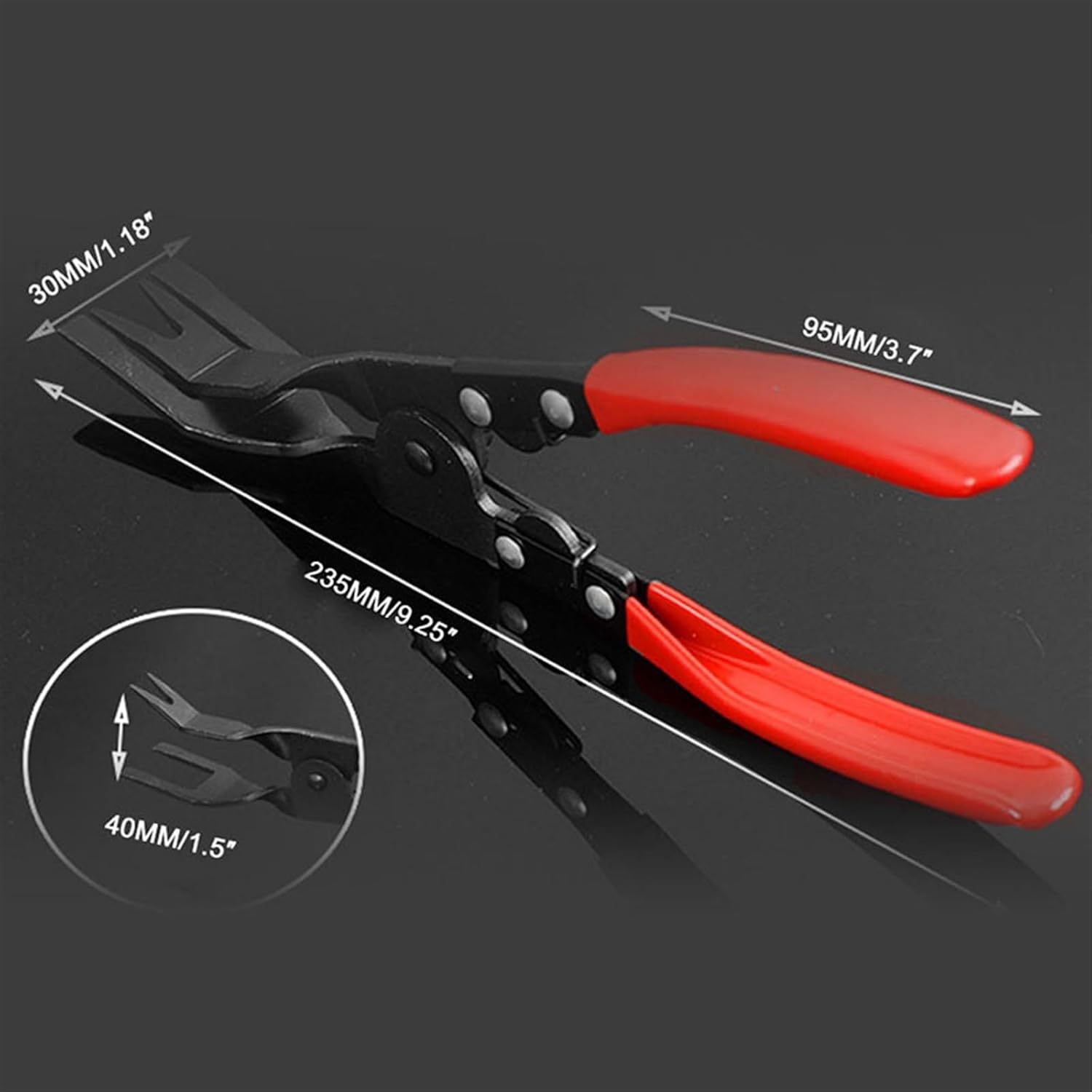 Motorcycle Clip Removal Pliers for Easy Trim and Upholstery Clip and Fastener Removal Durable Tool for Plastic Clamp