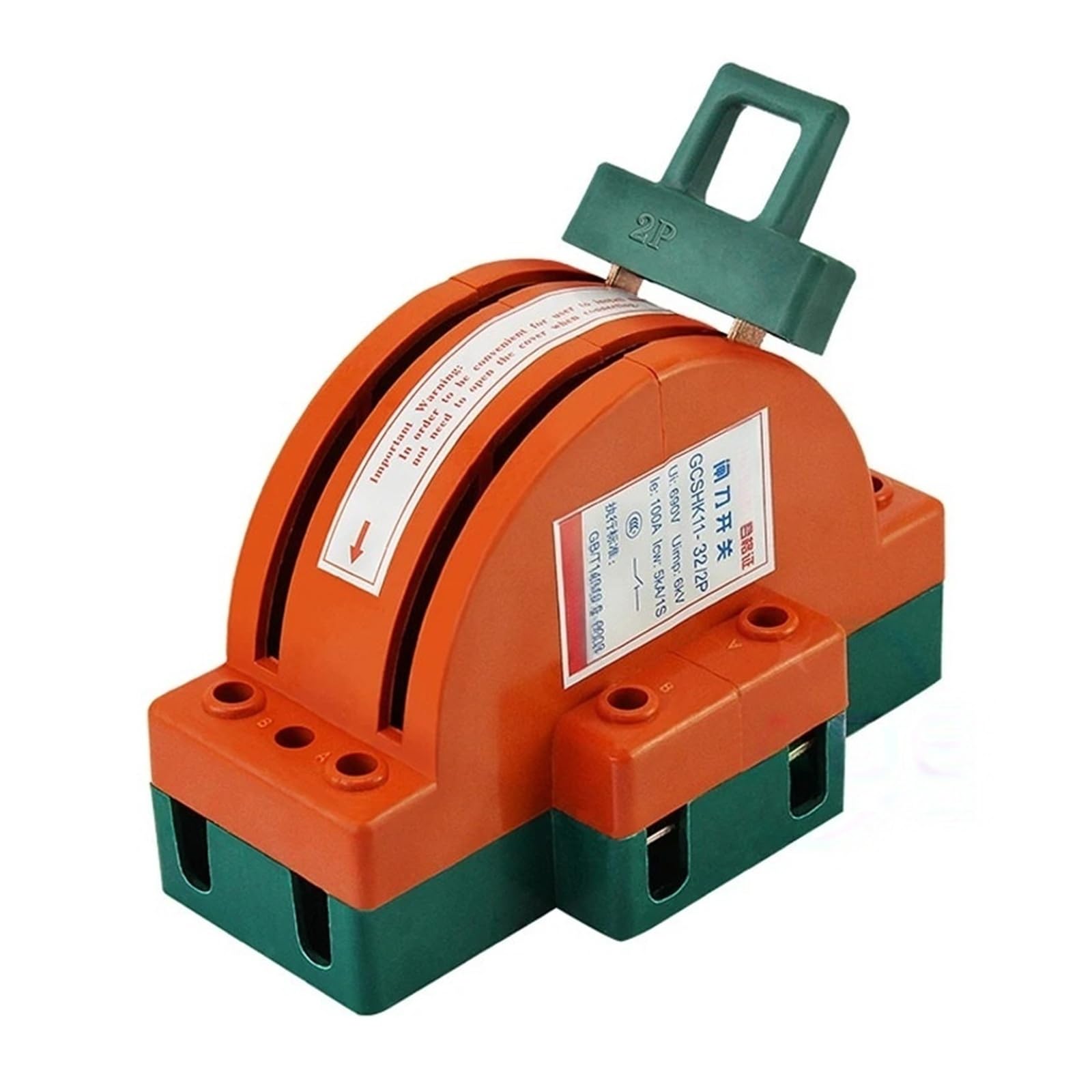Interrupteurs de sécurité robustes DPDT 2P 63A pour inverseur de source - 3