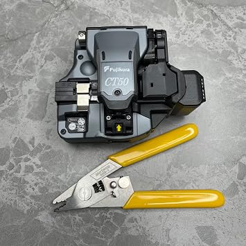 Fujikura New Model Fiber Cleaver Fiber Cutter CT50 CT-50 with Free High Quality Fiber Stripper CT50 with Bluetooth Function