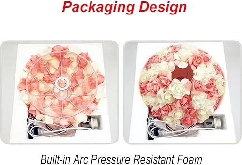 Miniatura 7 de Lámpara de escritorio con rosas y flores, lámpara de mesa creativa para Navidad, citas, fiestas, bodas, sala de estar, dormitorio, fiesta,