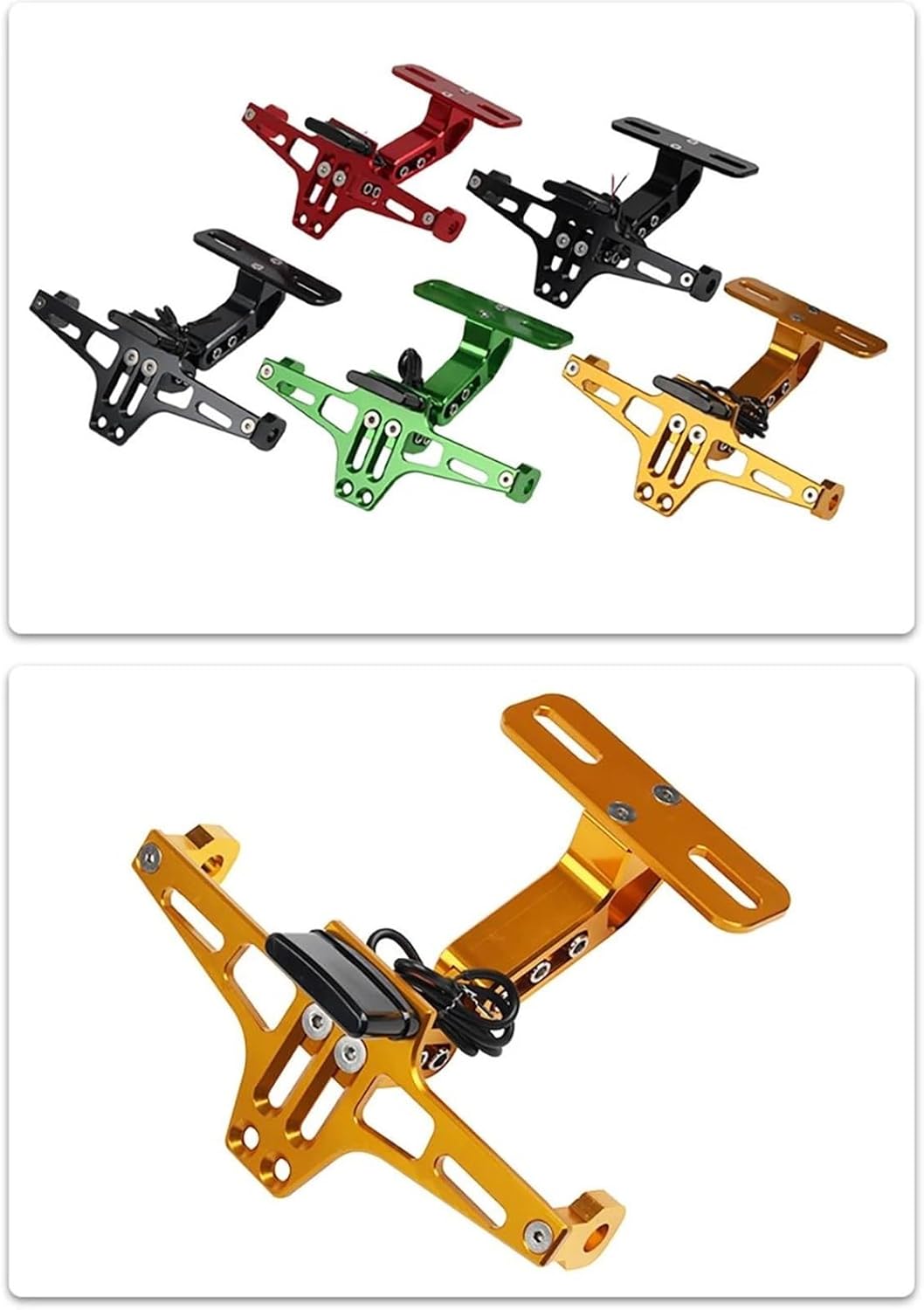 バイク登録プレートホルダー オートバイリアナンバープレートフレーム