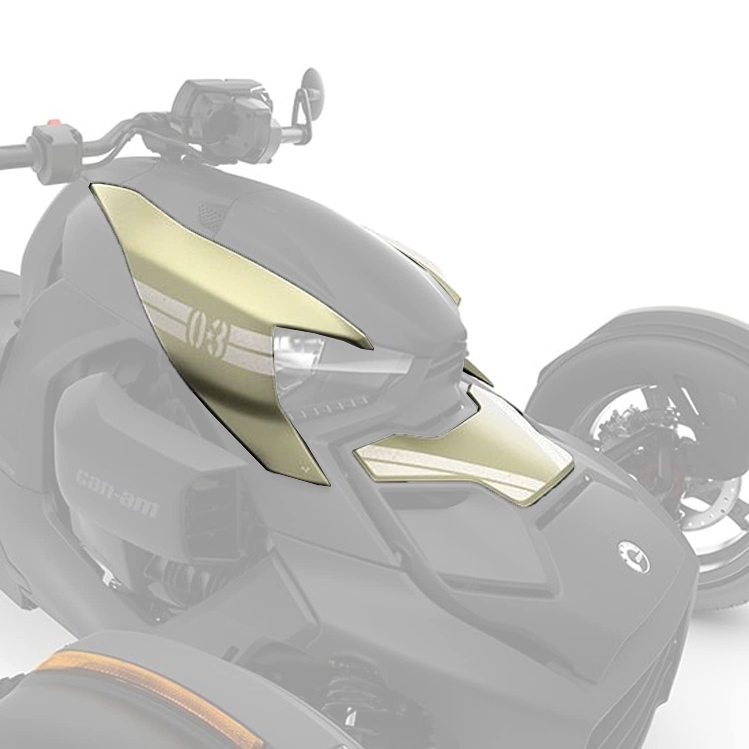 Amazon.com: BRP Can-Am Spyder Roadster Panel Kit Sand Storm 