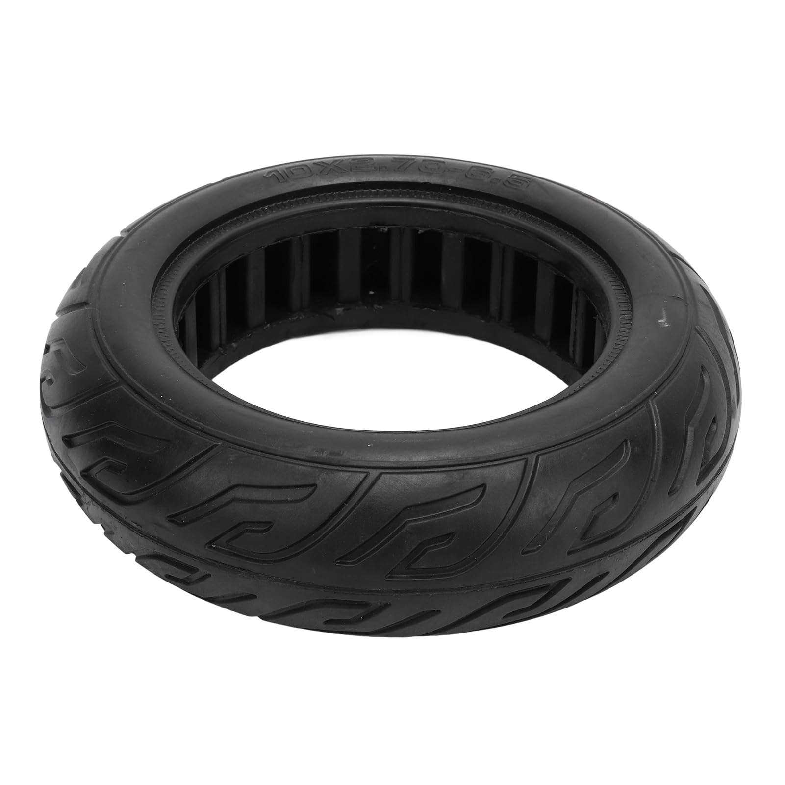 Neumático de Scooter Eléctrico 10X2.7 6.5 Neumático Todoterreno Resistente a Impactos de Caucho Sólido