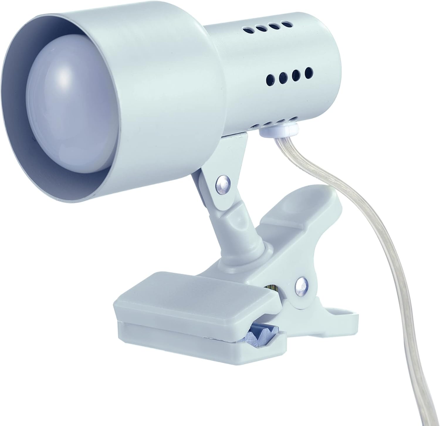 GLOBE Electric 30294 JoJo 5.5" Clip-Arm Desk Lamp, Matte Light Blue, in-Line On/Off Switch, Bulb Included
