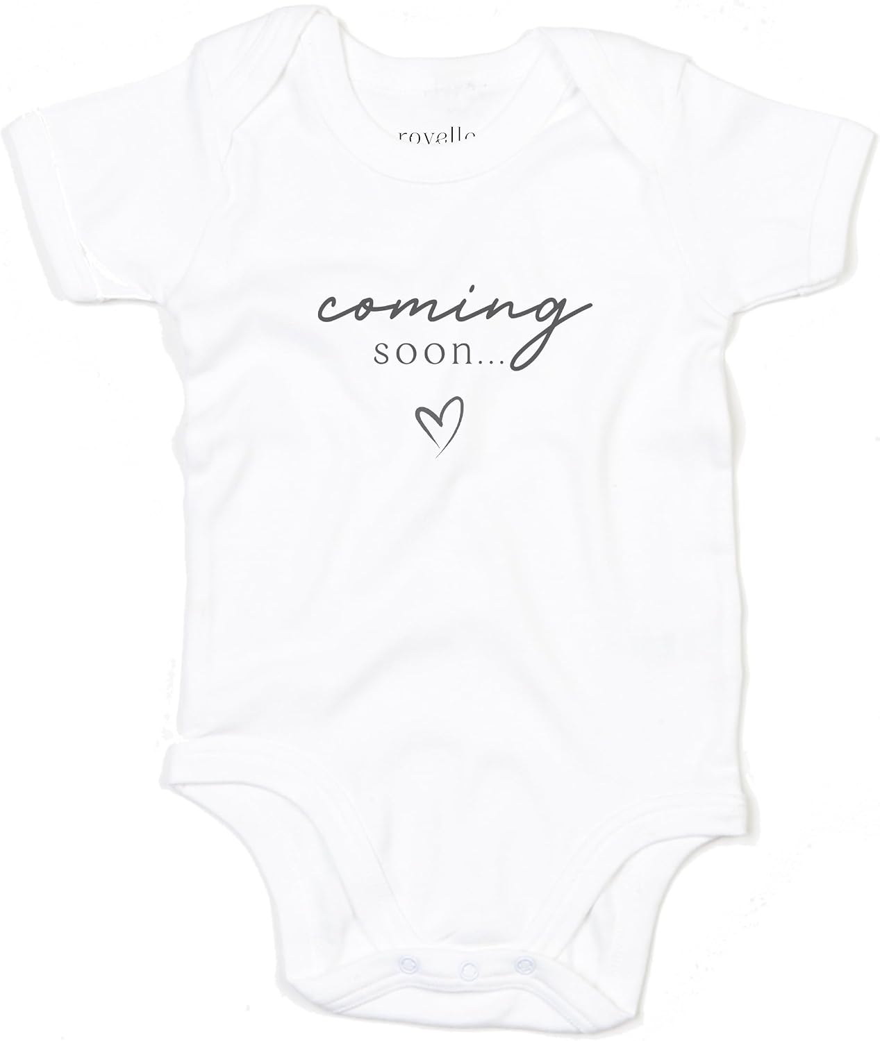 ROYELLE STEVENS Coming Soon Pregnancy Announcement Bodysuit