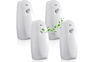 4 Pcs Automatic Battery Operated Restroom Sprayer Air Freshener Free Standing