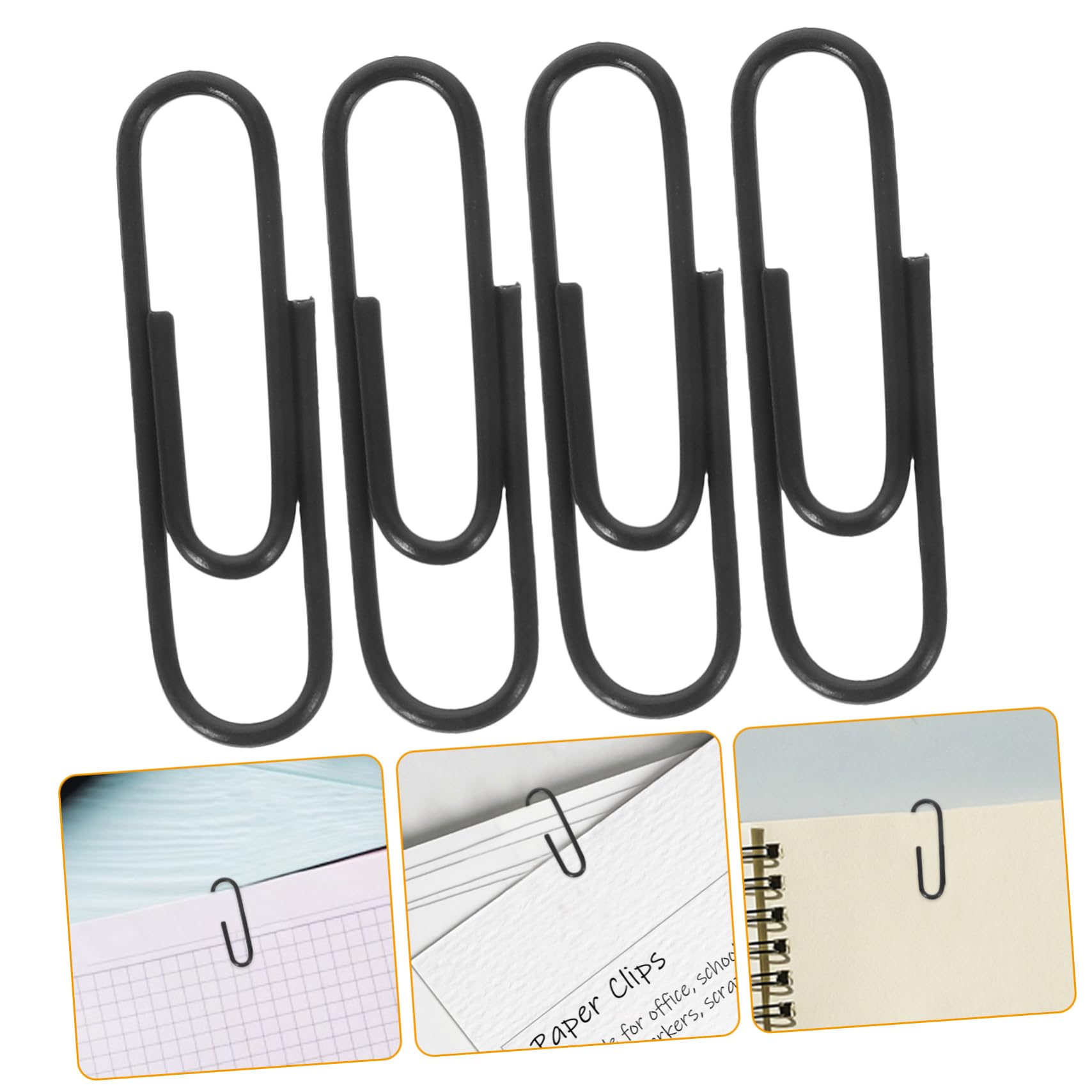 NUOBESTY Lot De 5 Pinces De Bureau En Métal Aux Formes Créatives Et Aux Couleurs Porte-documents Uniques