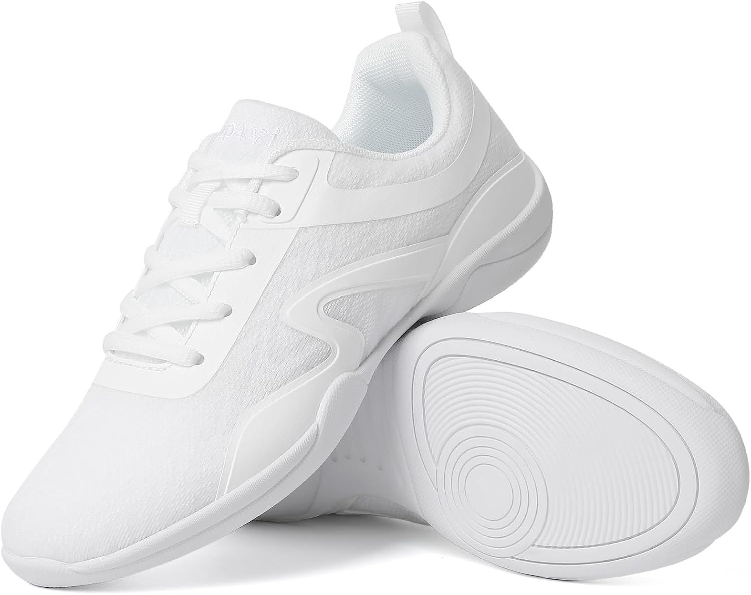 Cheer Shoes for Youth Girls White Cheerleading Athletic Dance Shoes Tennis Sneakers for Competition Sport Training - Image 8