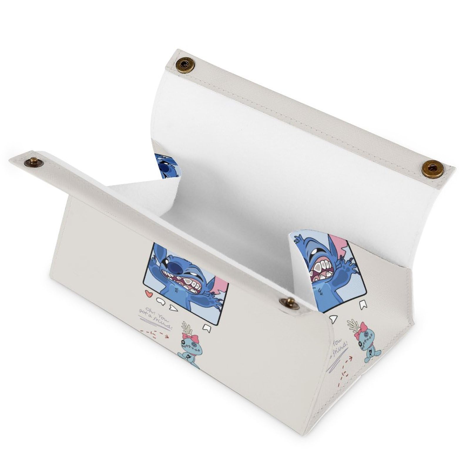 Amazon｜ティッシュケース おしゃれ PUレザー スティッチ