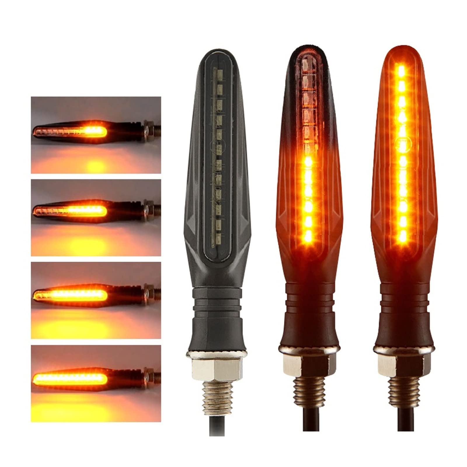Amazon.co.jp: ウインカー LED オートバイ フラッシャー ライト内蔵