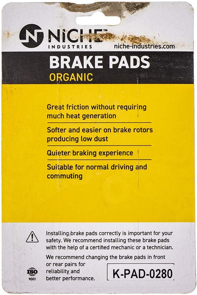 NICHE Brake Pad Set for BMW S1000R S1000RR 34117714800 34217722884 Front Rear Organic