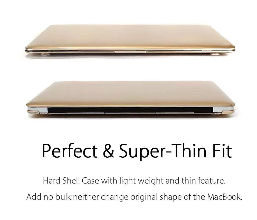 Amazon.com: UESWILL Luxury Gold Matte Hard Shell Case Cover