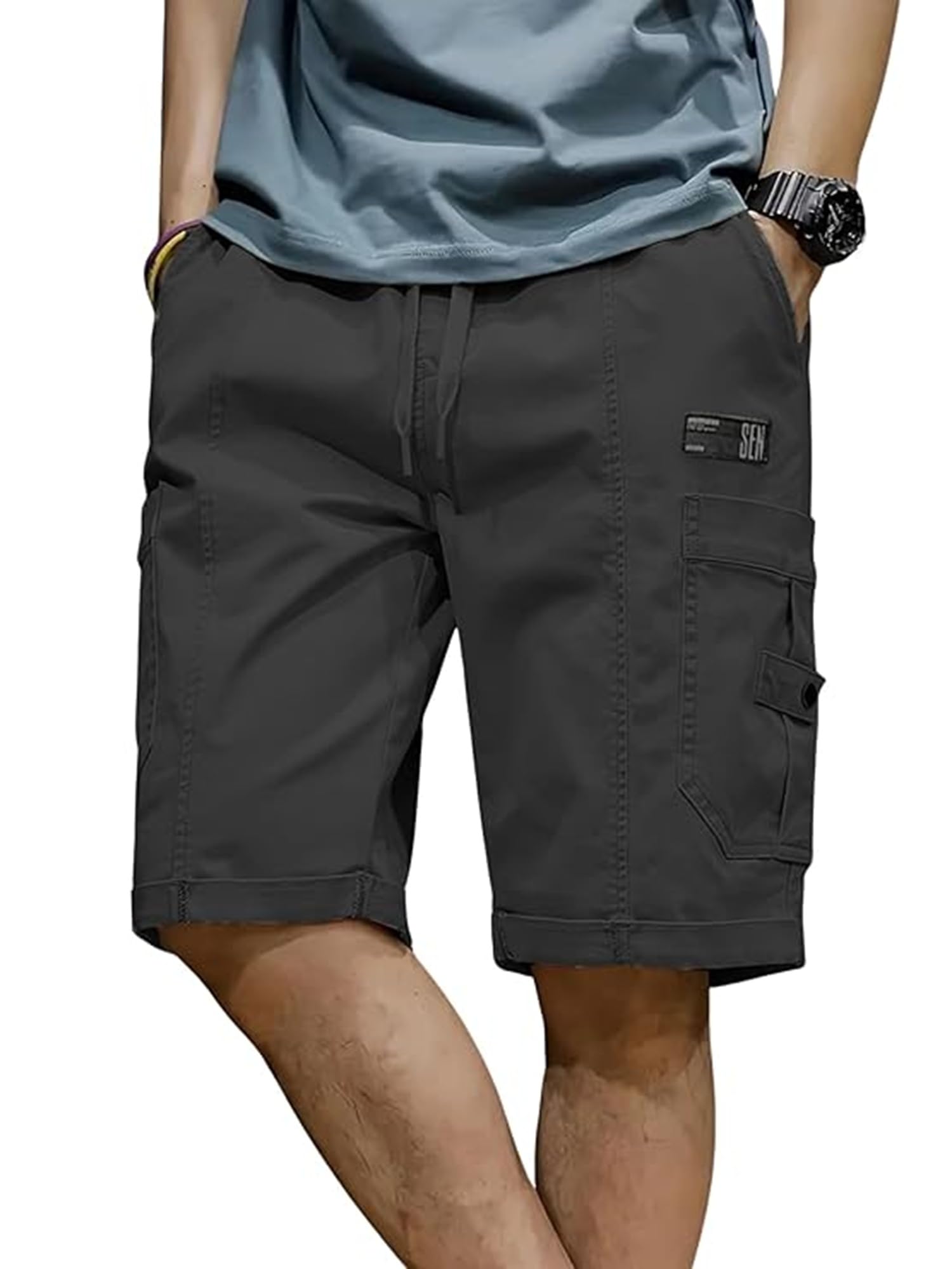 Lymio Men Shorts Gray Grey - Image 1