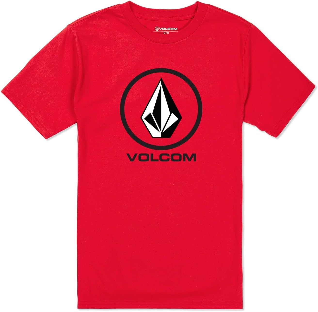 Volcom Crisp Stone Short Sleeve Tee Red 1 2XL