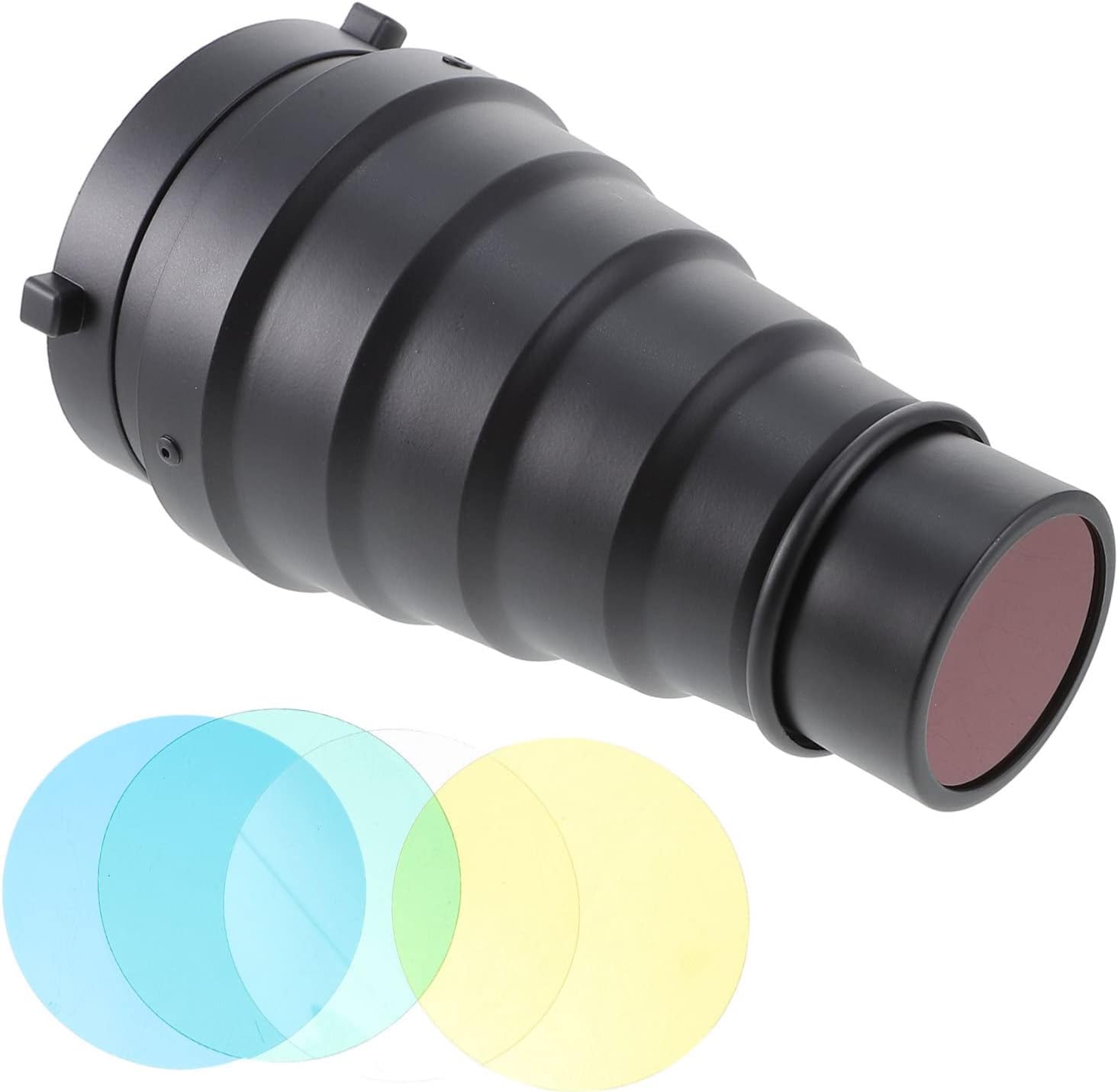 MERRYHAPY Professional Set Tube for Speedlight Camera Flash Diffuser with Honeycomb Grid and Light Filters