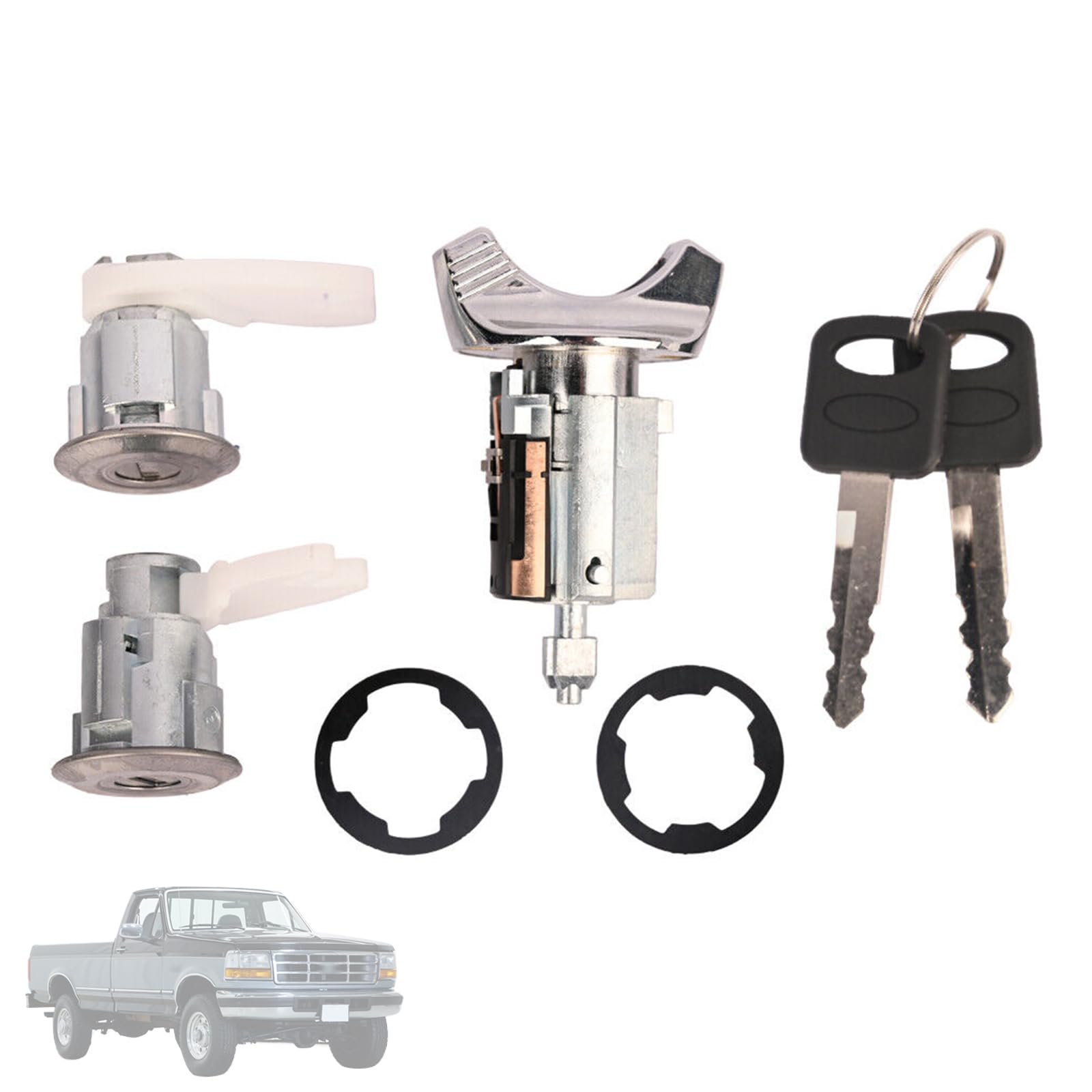 Amazon.com: Getfarway Door Lock Cylinders & Ignition Switch W/2
