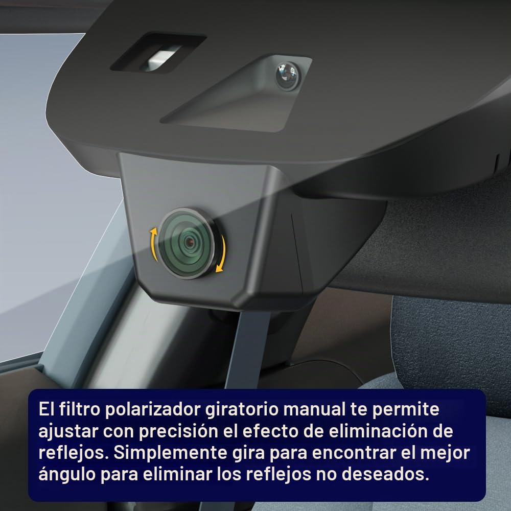 FITCAMX Lente de polarización Circular antideslumbrante del Filtro CPL (CPL-7708)