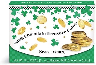 8 oz St. Patrick's Day Milk Chocolate Treasure Coins